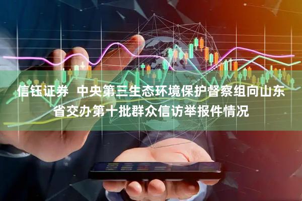 信钰证券  中央第三生态环境保护督察组向山东省交办第十批群众信访举报件情况