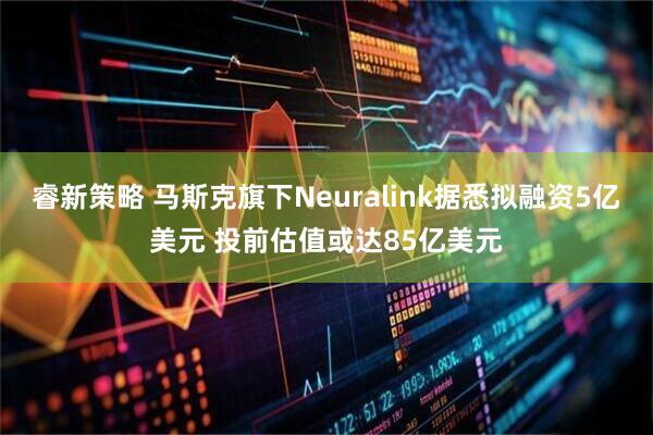 睿新策略 马斯克旗下Neuralink据悉拟融资5亿美元 投前估值或达85亿美元