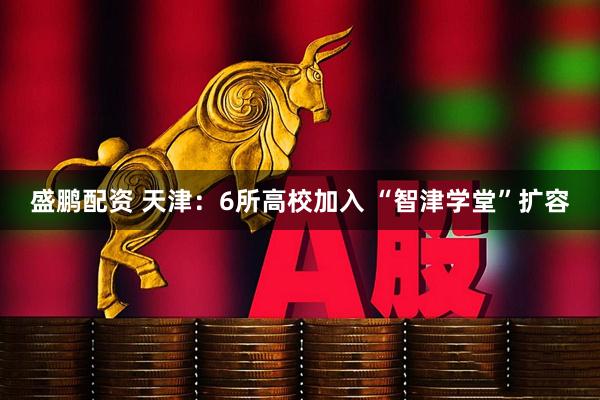 盛鹏配资 天津：6所高校加入 “智津学堂”扩容