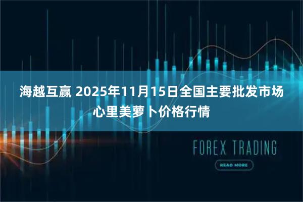 海越互赢 2025年11月15日全国主要批发市场心里美萝卜价格行情